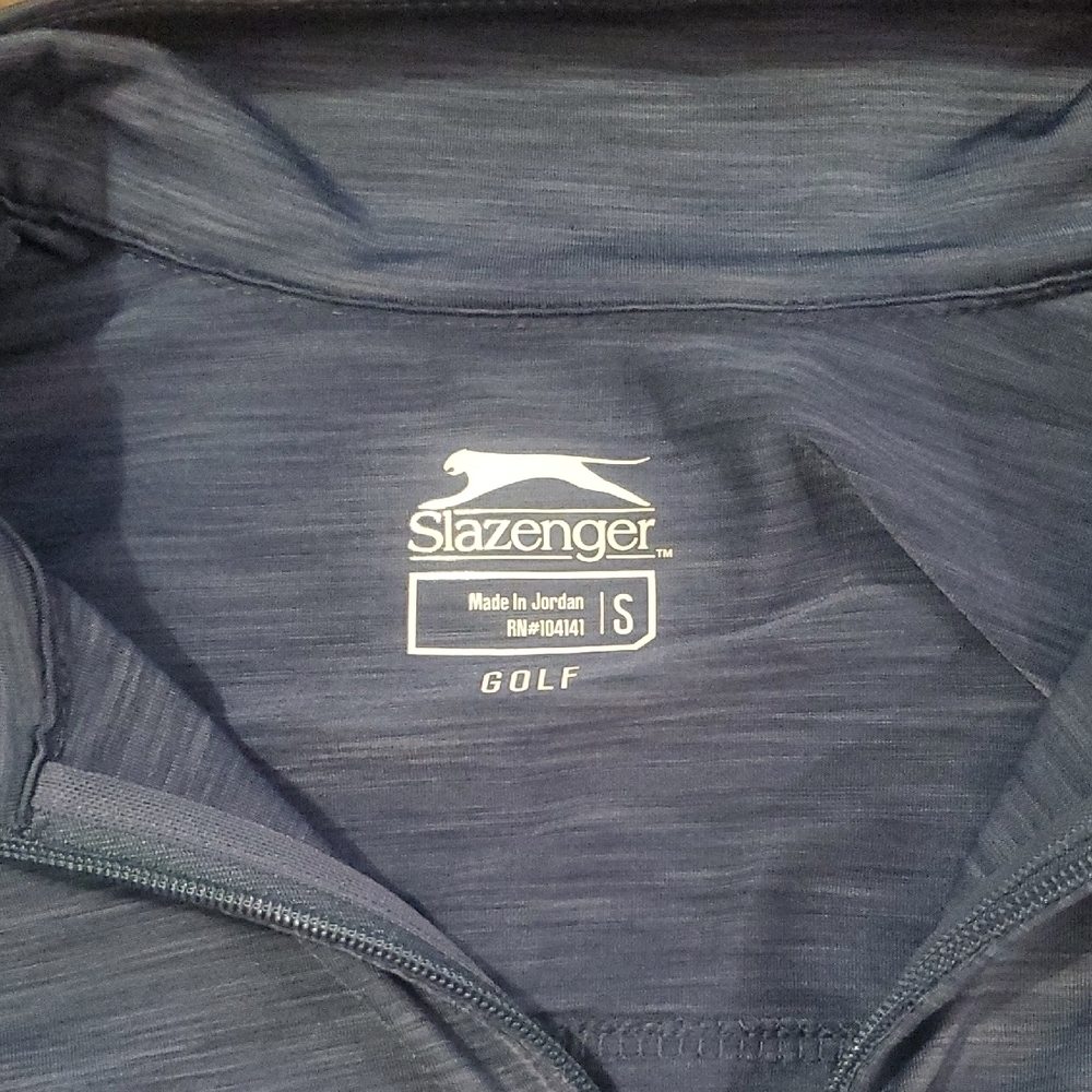 Slazenger Navy Quarter-Zip Pullover - Picture 2 of 6